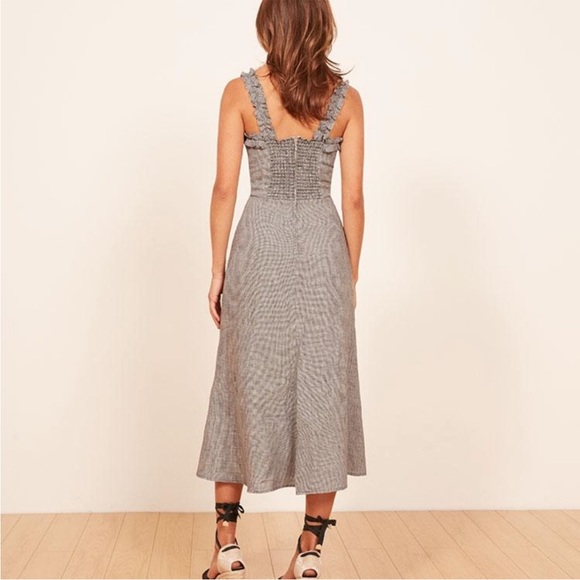Reformation lavender dress in Boston check size 6 - Picture 3 of 10